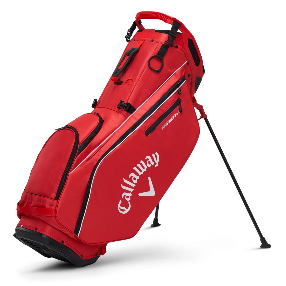 寶BT-1055 Callaway 3点式 キャディバッグ 赤黒 Callaway 2023 Fairway 14 Stand Bag - Black | MULLIE Golf